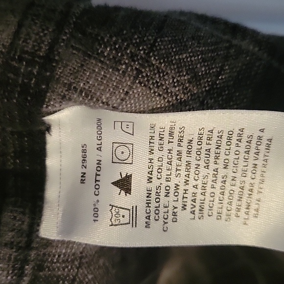 Pendleton Black and White Flannel Shirt Size Large 100% Cotton - Picture 3 of 3